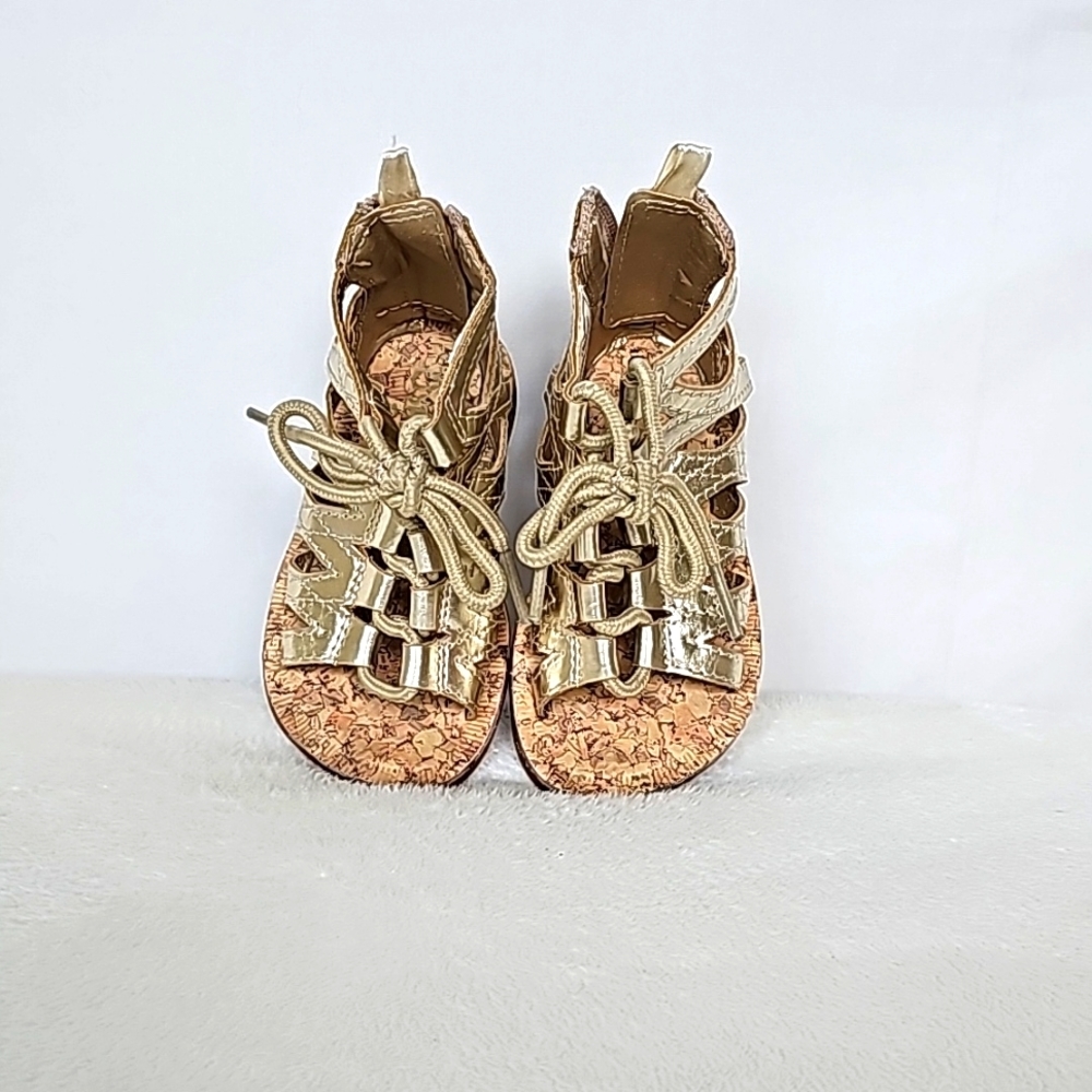OSHKOSH | Gladiator Sandals, Gold, Toddler Girls